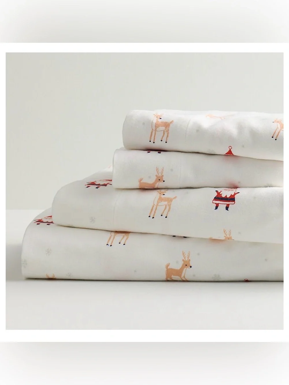 New Heavy Weight 100 % Cotton Flannel Sheets Set Queen